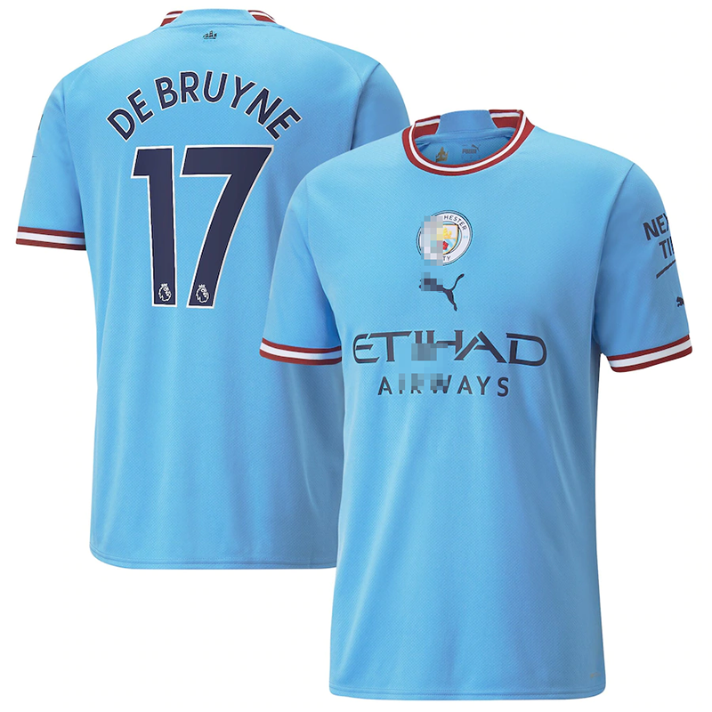 Camiseta De Bruyne 17 Manchester City Home 2022/2023